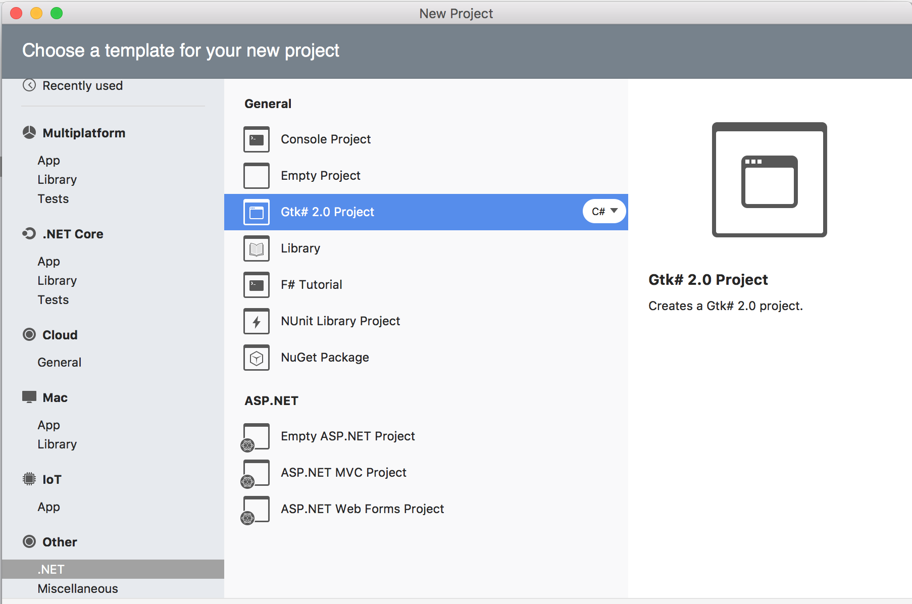 visual studio for mac gtk2 application resize components